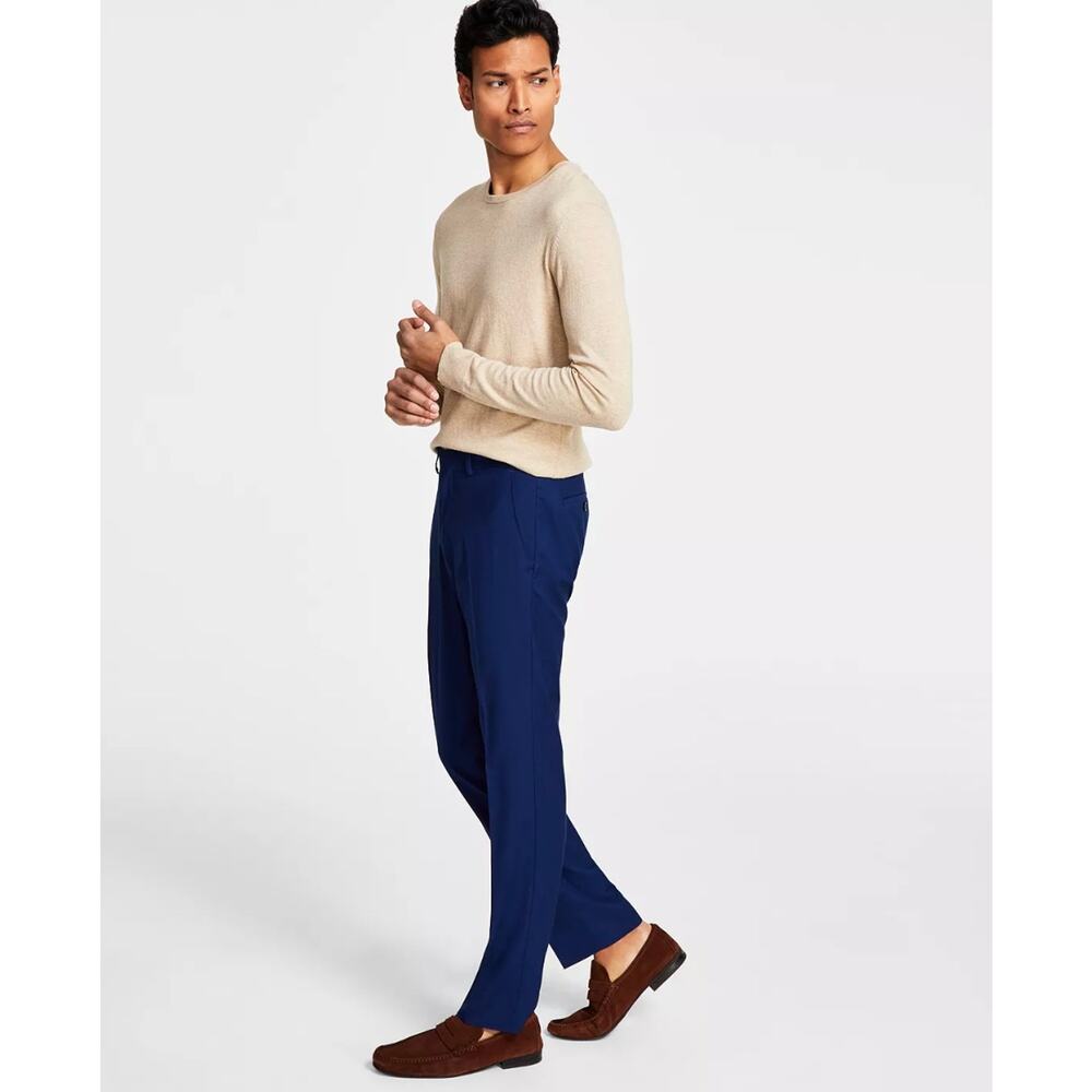 NWT Kenneth Cole Reaction Suit Pants, Blue, Men’s 35W x 32L